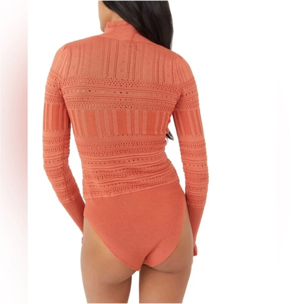 NWT free people intimately pointelle me about it bodysuit in warmstone